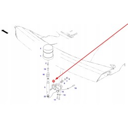 H931901140021 įspėjamosios lemputės laikiklis