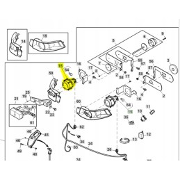 Priekinių žibintų apšvietimas john deere x750 gator xuv560