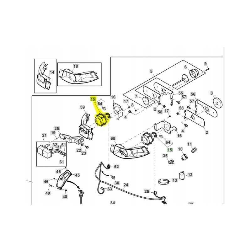 Priekinių žibintų apšvietimas john deere x750 gator xuv560
