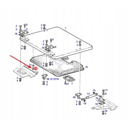 X496308901000 varžtas 4 2 x 25