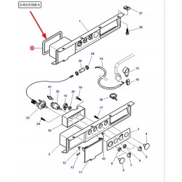 3713746m1 šildymo skydelio tarpinė