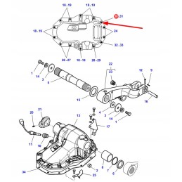 3011898x1 Torx varžtas keltuvo korpusui m12 x 45