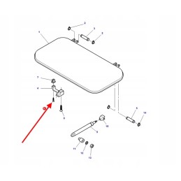 3389854m1 varžtas 4 8 x 19