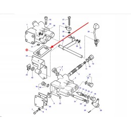 1860488m1 perjungiklio vožtuvo sandariklis