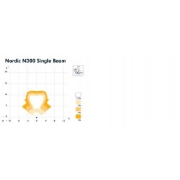 Nordic lights n300tp darbinė lempa, įmontuota stiprintuve