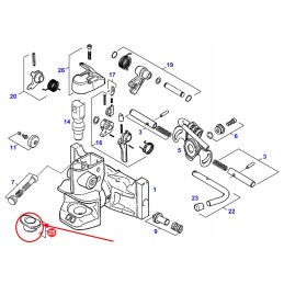 F816500070190 galinio kablio įvorė