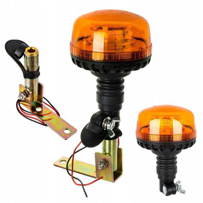 LED švyturio įspėjamoji lemputė su atlenkiama rankena