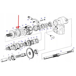 205100200500 priekinio kardaninio veleno sankabos trinties diskas