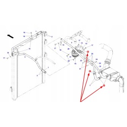 X457841000000 aušinimo sistemos žarnos spaustukas