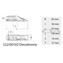 Zab jcb dvipusis mini ekskavatoriaus tipo ryklys 1 20kg