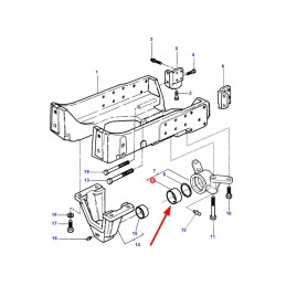 3713930m1 priekinės ašies pakabos įvorė