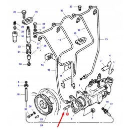 4222709m1 purkštuko siurblio varžtas