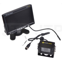 Atbulinės eigos kamera 700 tvl pro 15m monitorius 7 traktorius