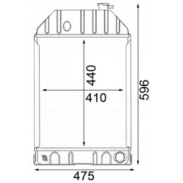 Radiatorius ford 81875325 ford new holland 87687