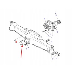 3428657m3 varančiojo veleno slankioji įvorė