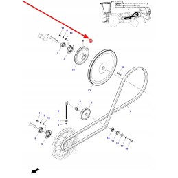 La366361016 sraigtas m10 x 1 5 x 25