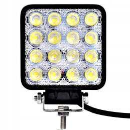 LED halogeninė darbo lempa, 16 diodų, traktorius