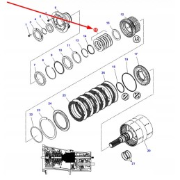 3799626m93 sankabos krepšelio poveržlių komplektas