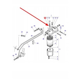 V836015919 kuro filtro varžto sandarinimo žiedas