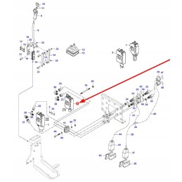 V32536500 hidraulinio bloko sekcija