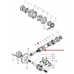 3428727m1 tarpinė poveržlė 1 mm