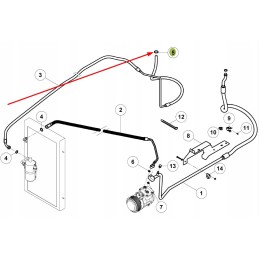 7700038522 oro kondicionavimo sistemos sandarinimo žiedas 14 x 1 78 mm