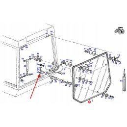 222812050510 lango uždarymo plokštė