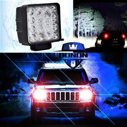 LED žibintų halogeninė darbo lempa 16 diodų 48w