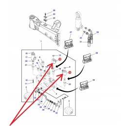 7302601101 ašies slopinimo solenoidinio vožtuvo ritė