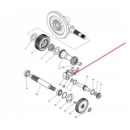 3386683m3 speciali varžto šakė m10 x 13 5