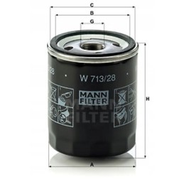 Mann alyvos filtras mg mg zt t