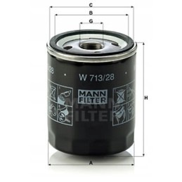 Mann alyvos filtras mg mgf rd