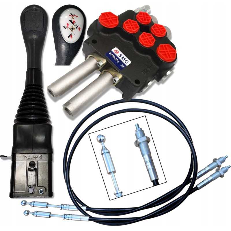 2 sekundžių rinkinys vairasvirtės skirstytuvo kabeliams pasukti 80