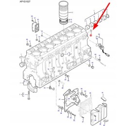 V640016016 metalinis kaištis variklio blokui
