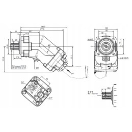 Kampinis stūmoklinis siurblys xpi 12 0523820 hydro leduc