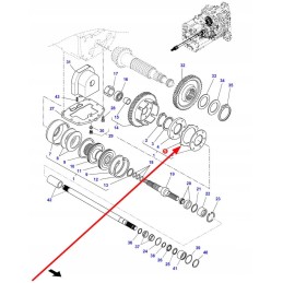 4368304m1 sankabos frikcinis diskas