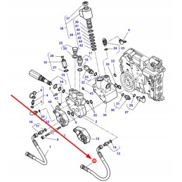 4307963m1 siurblio hidraulinė žarna