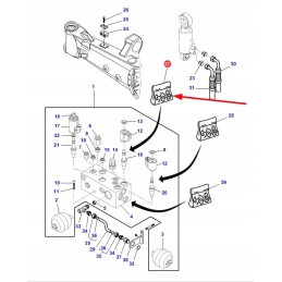 7602645001 hidraulinio bloko remonto komplektas