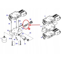F716961020010 agco hidraulinės alyvos filtras