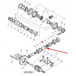 3428255m1 diferencialo pavaros atstumas 0 3 mm