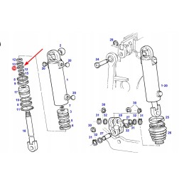 X547530602000 hidraulinio cilindro žiedas
