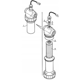 Manitou 563482 hidraulinis grįžtamasis filtras