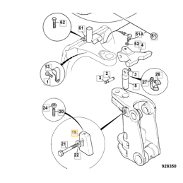 Rankenos stabdys jcb 3cx 4cx 332 d8633