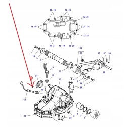 3010753x1 kėlimo kumštelio tvirtinimo varžtas