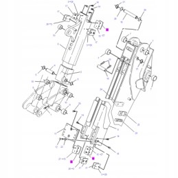 Galinės rankos prailginimo sklendė, storis 15 2 mm cat 428c 416b 416c 426c 1873827 9r8231