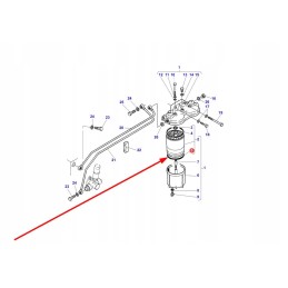 V835330015 kuro filtro tarpiklis 78 x 3