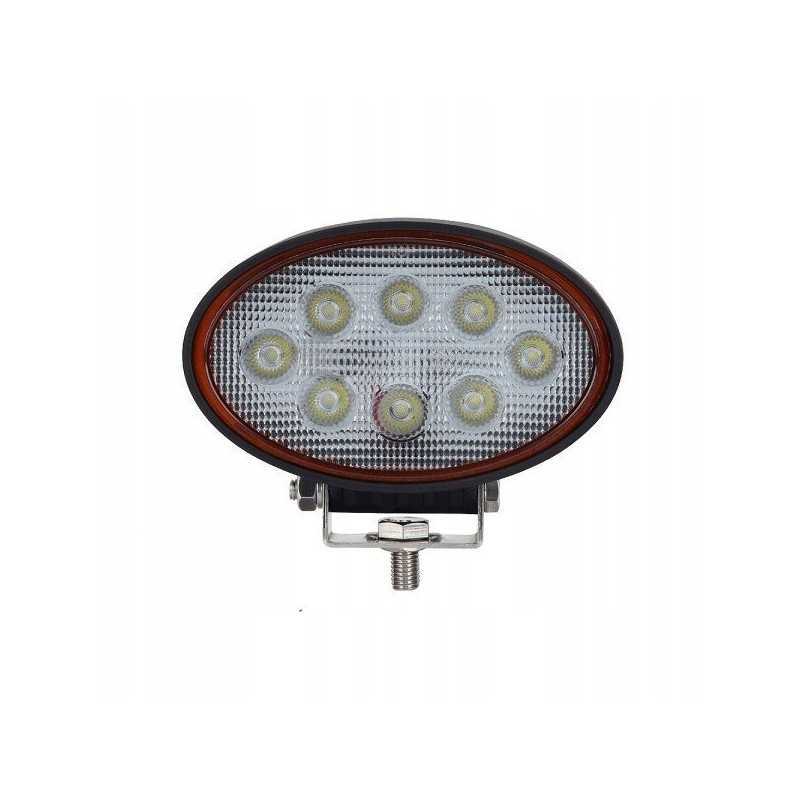 Darbinė lempa 8LED ovalus potvynis 24W 10 30V 1680lm