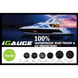 Tachometras 0 6000 aps./min laikrodis su darbo valandomis 85mm