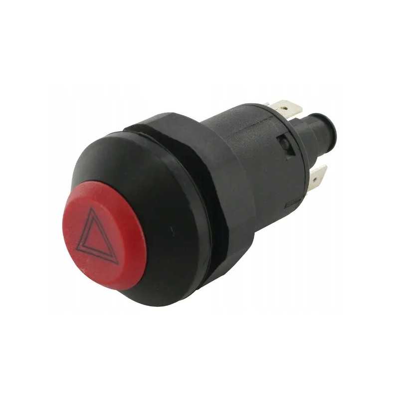 Apvalus avarinės šviesos mygtukas