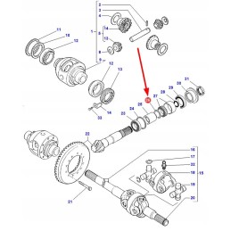 3428258m1 tarpinė poveržlė 1 mm